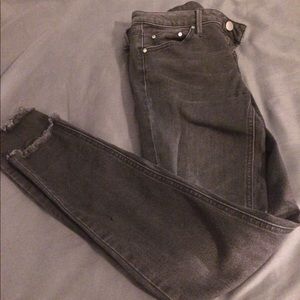 Black Ripped Pants